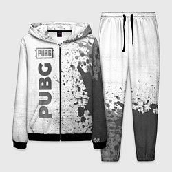 Костюм мужской PUBG - white gradient по-вертикали, цвет: 3D-черный