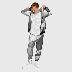 Костюм мужской Paramore - grey gradient вертикально, цвет: 3D-черный — фото 2