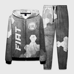 Костюм мужской Fiat - grey gradient вертикально, цвет: 3D-черный