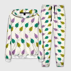 Мужской костюм Листья на пятнах