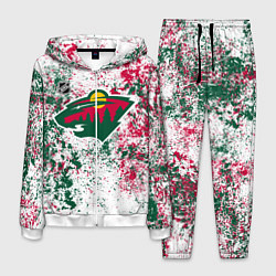 Костюм мужской Minnesota Wild NHL white, цвет: 3D-белый