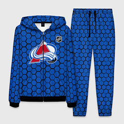 Костюм мужской Колорадо Эвеланш - синие соты, цвет: 3D-черный