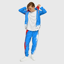 Костюм мужской Патриот - флаг, цвет: 3D-белый — фото 2