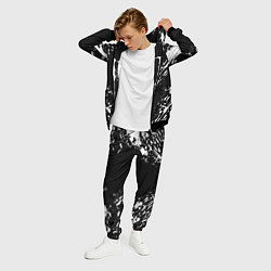 Костюм мужской Monster energy white splash, цвет: 3D-черный — фото 2