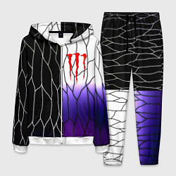 Костюм мужской Monster energy steel, цвет: 3D-белый