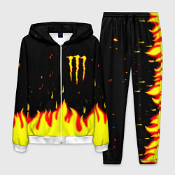 Мужской костюм Monster energy fire steel