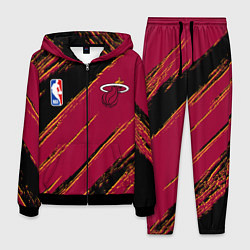 Костюм мужской Майами Хит - цвета команды, цвет: 3D-черный