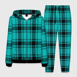 Костюм мужской Checkered blue, цвет: 3D-черный