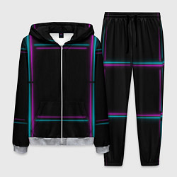 Костюм мужской Neon pink light blue, цвет: 3D-меланж