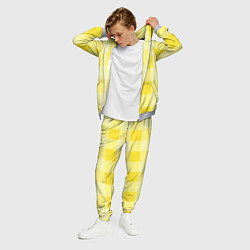 Костюм мужской Солнечный желтый тартан, цвет: 3D-меланж — фото 2