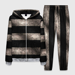 Костюм мужской Черно-белая тельняшка текстура, цвет: 3D-меланж