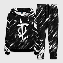 Мужской костюм Doom штрихи красок