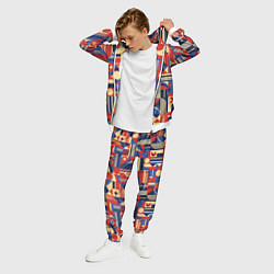 Костюм мужской Геометрический карнавал, цвет: 3D-белый — фото 2