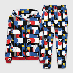 Мужской костюм Геометрия букв