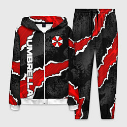 Костюм мужской Umbrella corp - разрывы, цвет: 3D-белый