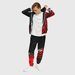 Костюм мужской Герб России - красный, цвет: 3D-белый — фото 2