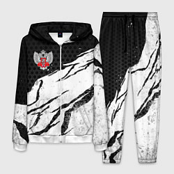 Костюм мужской Федерация бокса России - белый затертый, цвет: 3D-белый