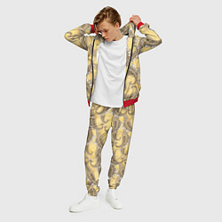 Костюм мужской Царская парча, цвет: 3D-красный — фото 2