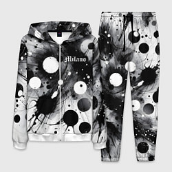 Костюм мужской Abstract fantasy pattern - Milano, цвет: 3D-белый