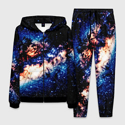 Костюм мужской Бесконечный космос и туманность, цвет: 3D-черный