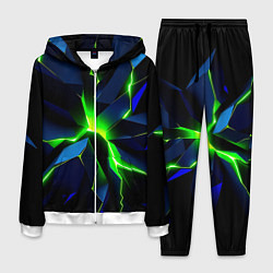 Мужской костюм Neon green glow