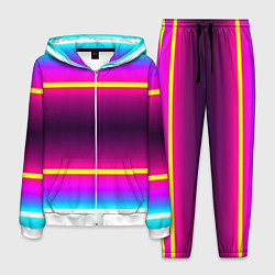Костюм мужской Color neon, цвет: 3D-белый