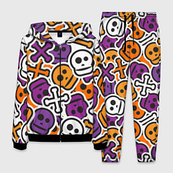 Мужской костюм Funny skulls