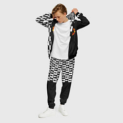 Костюм мужской Манчестер Юнайтед текстура люди, цвет: 3D-черный — фото 2