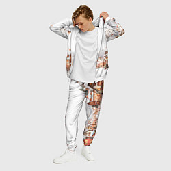 Костюм мужской Новогодняя улица, цвет: 3D-белый — фото 2