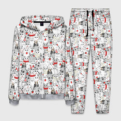 Мужской костюм Новогодние котики