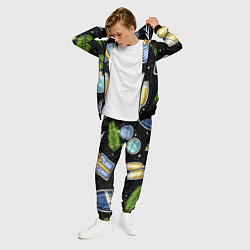 Костюм мужской Новогодний вайб, цвет: 3D-черный — фото 2