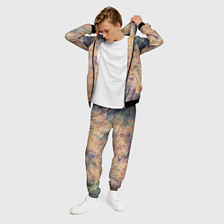 Костюм мужской Абстракция - pink marble with blue flecks, цвет: 3D-черный — фото 2