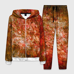 Костюм мужской Абстракция - bright red, цвет: 3D-белый