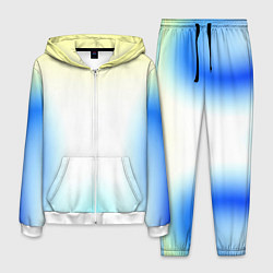 Мужской костюм Color yellow blue white