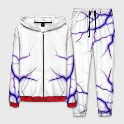 Мужской костюм Color white purple