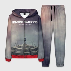 Костюм мужской Imagine Dragons: Night Visions, цвет: 3D-красный