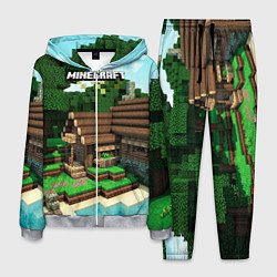 Костюм мужской Minecraft House, цвет: 3D-меланж