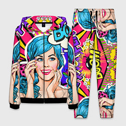 Костюм мужской Pop art, цвет: 3D-черный