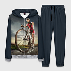 Костюм мужской Велогонщик цвета 3D-меланж — фото 1