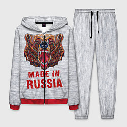 Костюм мужской Bear: Made in Russia, цвет: 3D-красный
