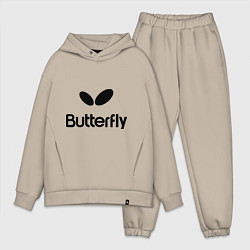 Мужской костюм оверсайз Butterfly Logo