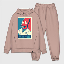 Мужской костюм оверсайз Zoidberg: Why not?, цвет: пыльно-розовый
