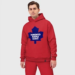 Мужской костюм оверсайз Toronto Maple Leafs, цвет: красный — фото 2