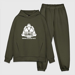 Мужской костюм оверсайз UAC, цвет: хаки