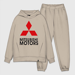 Мужской костюм оверсайз Mitsubishi, цвет: миндальный