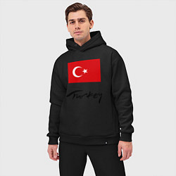 Мужской костюм оверсайз Turkey, цвет: черный — фото 2
