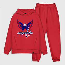 Мужской костюм оверсайз Washington Capitals: Ovechkin, цвет: красный