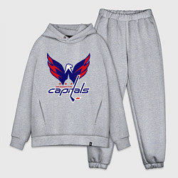 Мужской костюм оверсайз Washington Capitals: Ovechkin, цвет: меланж