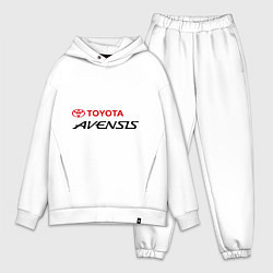 Мужской костюм оверсайз Toyota Avensis, цвет: белый