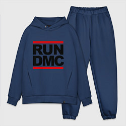 Мужской костюм оверсайз Run DMC, цвет: тёмно-синий